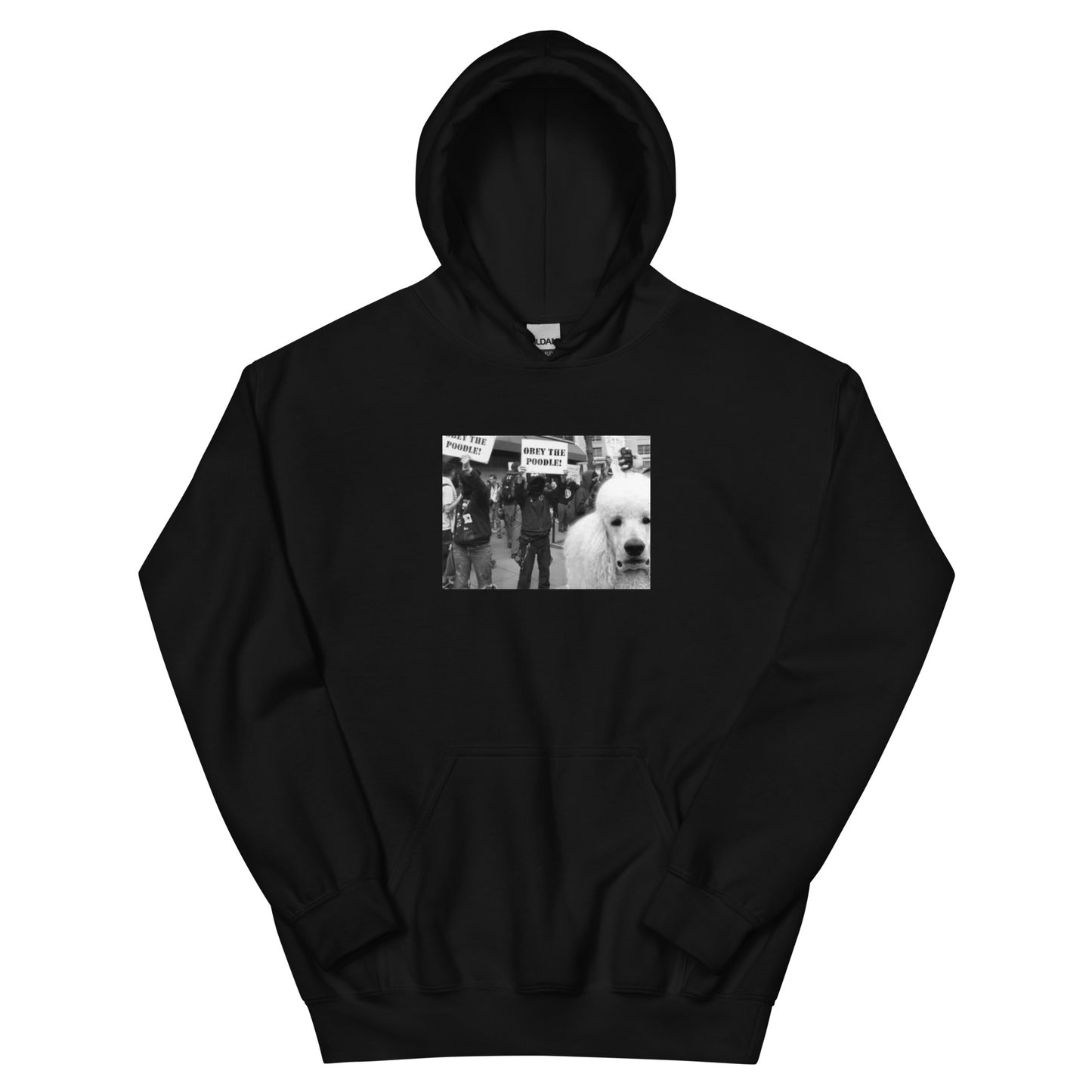 'Obey the Poodle' Pullover Hoodie SS24